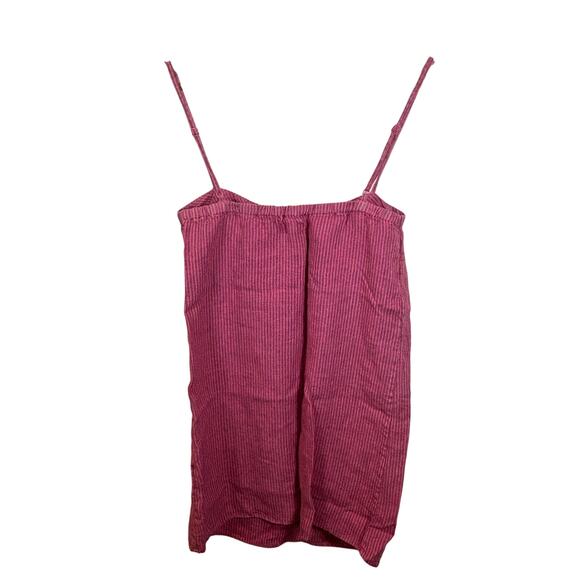 NEW Faherty Byron Bay Ibis Rose Stripe Linen Dress Size XXS MSRP $148 - Picture 6 of 6